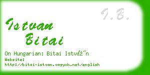 istvan bitai business card